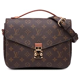 Louis Vuitton-Louis Vuitton Brown Monogram Pochette Metis-Brown