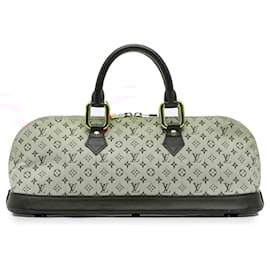 Louis Vuitton-Louis Vuitton Red Monogram Mini Lin Alma Horizontal-Red
