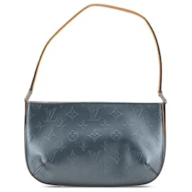 Louis Vuitton-Louis Vuitton Blue Monogram Mat Fowler-Blue