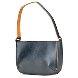 Louis Vuitton-Louis Vuitton Blue Monogram Mat Fowler-Blue