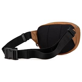 Burberry-Burberry Brown Nylon Logo Cannon Belt Bag-Brown