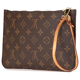 Louis Vuitton-Pochete Neverfull Monograma Marrom Louis Vuitton-Marrom