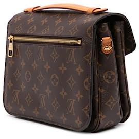 Louis Vuitton-Louis Vuitton Brown Monogram Pochette Metis-Brown