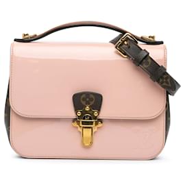 Louis Vuitton-Louis Vuitton Pink Vernis Miroir Cherrywood BB-Pink