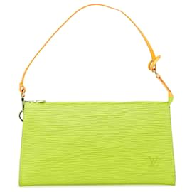 Louis Vuitton-Louis Vuitton Yellow Epi Pochette Accessoires-Yellow