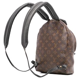 Louis Vuitton-Louis Vuitton Brown Monogram Reverse Palm Springs PM-Brown
