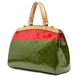 Louis Vuitton-Louis Vuitton Red Monogram Vernis Brea MM-Red