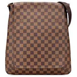 Louis Vuitton-Louis Vuitton Brown Damier Ebene Musette Salsa GM-Brown