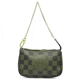 Louis Vuitton-Louis Vuitton Brown Damier Ebene Trunks and Bags Mini Pochette Accessoires-Brown