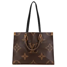 Louis Vuitton-Louis Vuitton Brown Monogram Giant OnTheGo MM-Brown