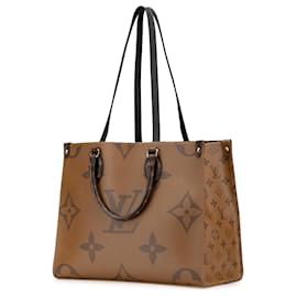 Louis Vuitton-Louis Vuitton Brown Monogram Giant OnTheGo MM-Brown