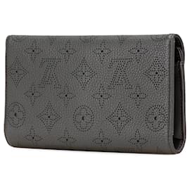 Louis Vuitton-Louis Vuitton Gray Mahina Amelia Wallet-Brown