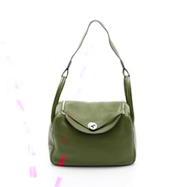 Hermès-Hermes Lindy 30 Shoulder Bag-Red