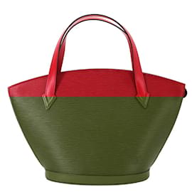 Louis Vuitton-Louis Vuitton Epi Saint-Jacques Tote Bag-Red