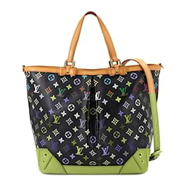 Louis Vuitton-Louis Vuitton Monogram Multicolor Charlene GM Tote Bag-Black,Multiple colors