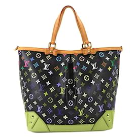 Louis Vuitton-Louis Vuitton Monogram Multicolor Charlene GM Tote Bag-Black,Multiple colors