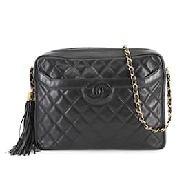 Chanel-Chanel Matelasse Chain Shoulder Bag-Black