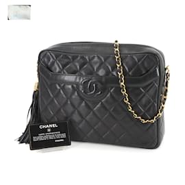 Chanel-Chanel Matelasse Chain Shoulder Bag-Black