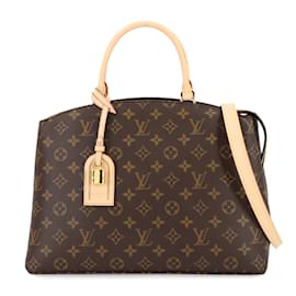 Louis Vuitton-Louis Vuitton Monogram Grand Palais MM Handbag-Brown,Monogram