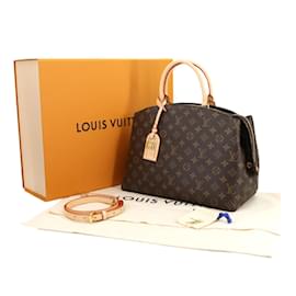 Louis Vuitton-Louis Vuitton Monogram Grand Palais MM Handbag-Brown,Monogram