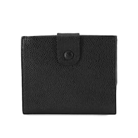 Chanel-Chanel Coco Mark W Bi-fold Wallet-Black