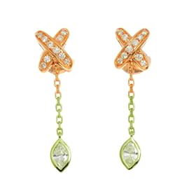 Chaumet-Chaumet Jeux de Liens Diamond Earrings in 18K Pink Gold-Other