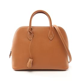 Hermès-Hermes Bolide 1923 30 Handbag-Brown