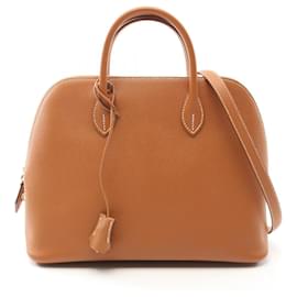 Hermès-Hermes Bolide 1923 30 Handbag-Brown
