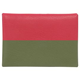 Hermès-Hermes Calvi Duo Coin Case in Chevre Leather-Other
