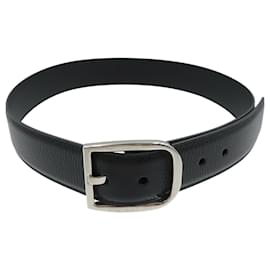 Gucci-Gucci 449716 Leather Black Belt-Black
