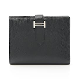 Hermès-Hermes Bearn Compact Bi-fold Wallet-Black