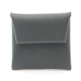 Hermès-Hermes Bastia Coin Case in Green Epsom Leather-Green
