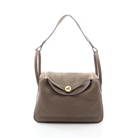 Hermès-Hermes Lindy 30 Etoupe Shoulder Bag-Brown,Taupe