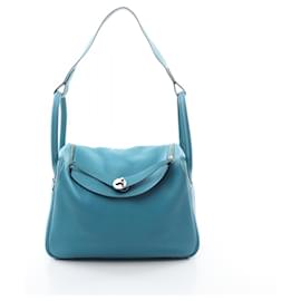 Hermès-Hermes Lindy 30 Shoulder Bag-Green,Turquoise
