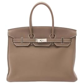 Hermès-Hermes Birkin 35 Etoupe Handbag-Brown