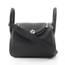 Hermès-Hermes Lindy Mini Shoulder Bag-Black