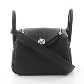 Hermès-Hermes Lindy Mini Shoulder Bag-Black