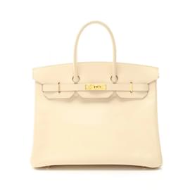 Hermès-Hermes Birkin 35 Parchemin Handbag-Beige