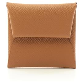 Hermès-Hermes Bastia Coin Case in Brown Epsom Leather-Brown