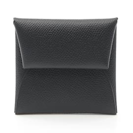 Hermès-Hermes Bastia Coin Purse in Black Epsom Leather-Black