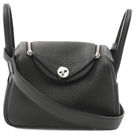 Hermès-Hermes Lindy Mini Shoulder Bag-Black