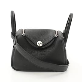 Hermès-Hermes Lindy Mini Shoulder Bag-Black