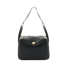 Hermès-Hermes Lindy 30 Shoulder Bag-Black