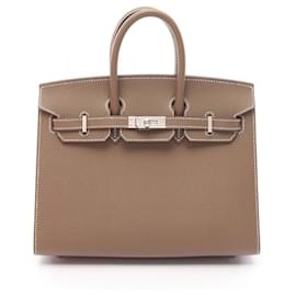 Hermès-Hermes Birkin Serie 25 Etoupe Handbag-Beige