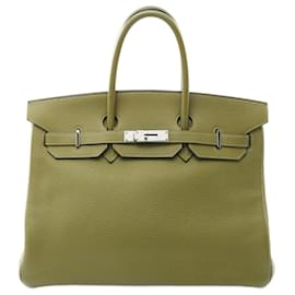 Hermès-Hermes Birkin 35 Handbag-Other,Khaki