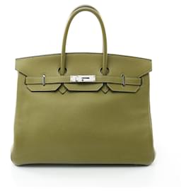 Hermès-Hermes Birkin 35 Handbag-Other,Khaki