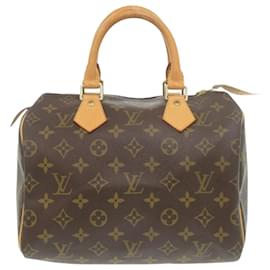 Louis Vuitton-Louis Vuitton Speedy 25 Monogram Handbag-Brown,Monogram