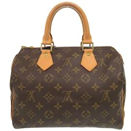 Louis Vuitton-Louis Vuitton Speedy 25 Monogram Handbag-Brown,Monogram