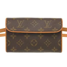 Louis Vuitton-Louis Vuitton Pochette Florentine Monogram Waist Bag-Brown,Monogram