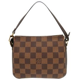 Louis Vuitton Truth Makeup Damier Handbag Brown Damier ebene